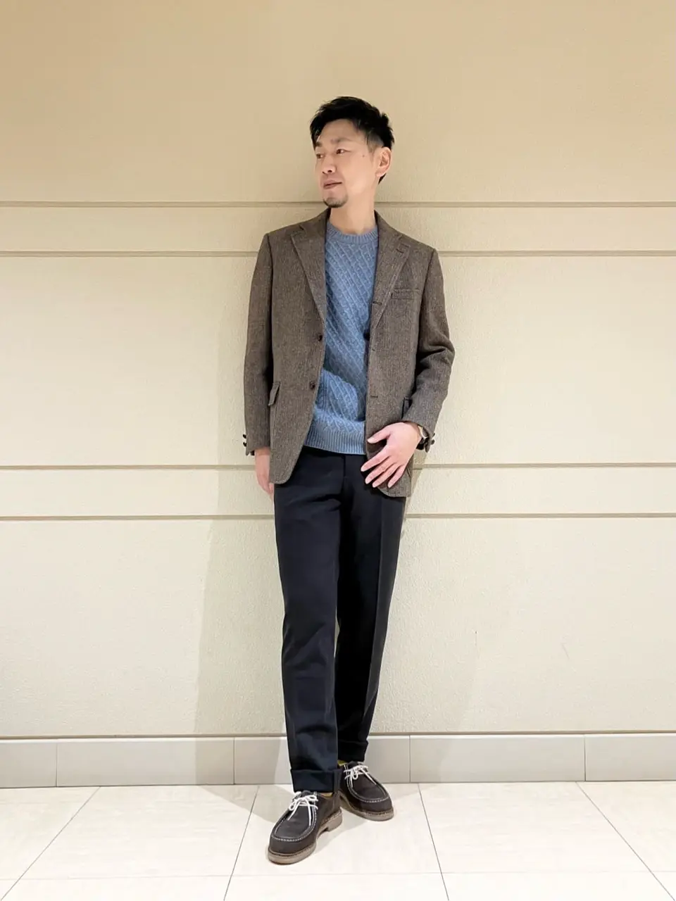 J.PRESS MEN 赤石 コーディネート画像