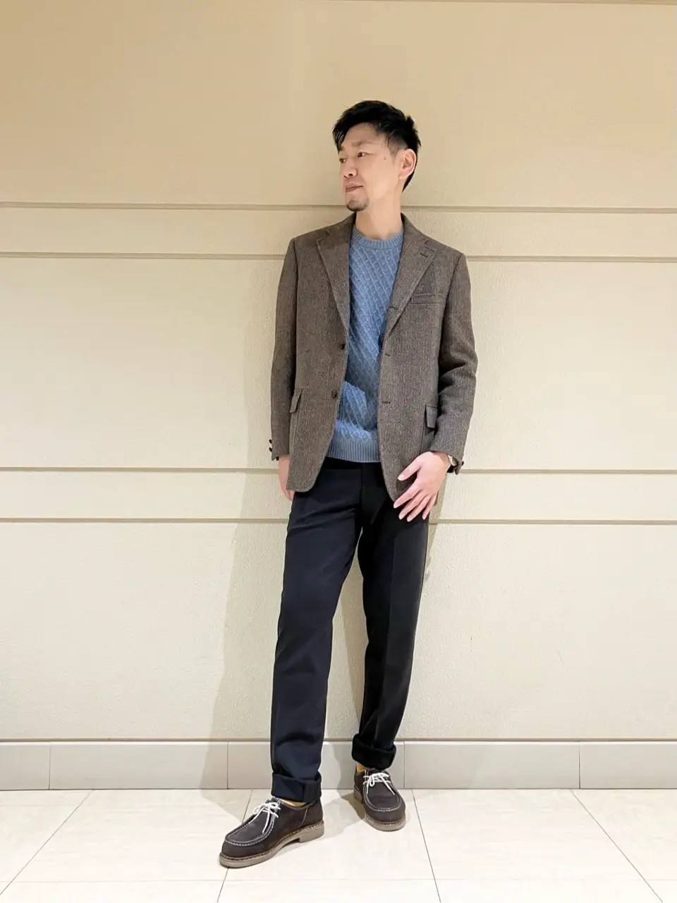 J.PRESS MEN 赤石 コーディネート画像