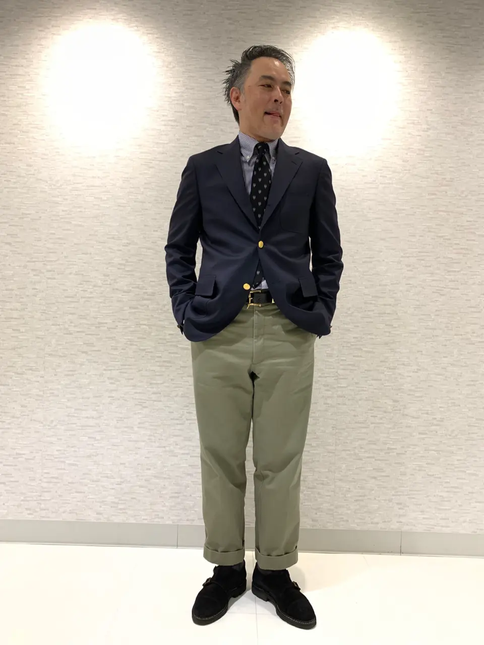 J.PRESS MEN 堤 コーディネート画像