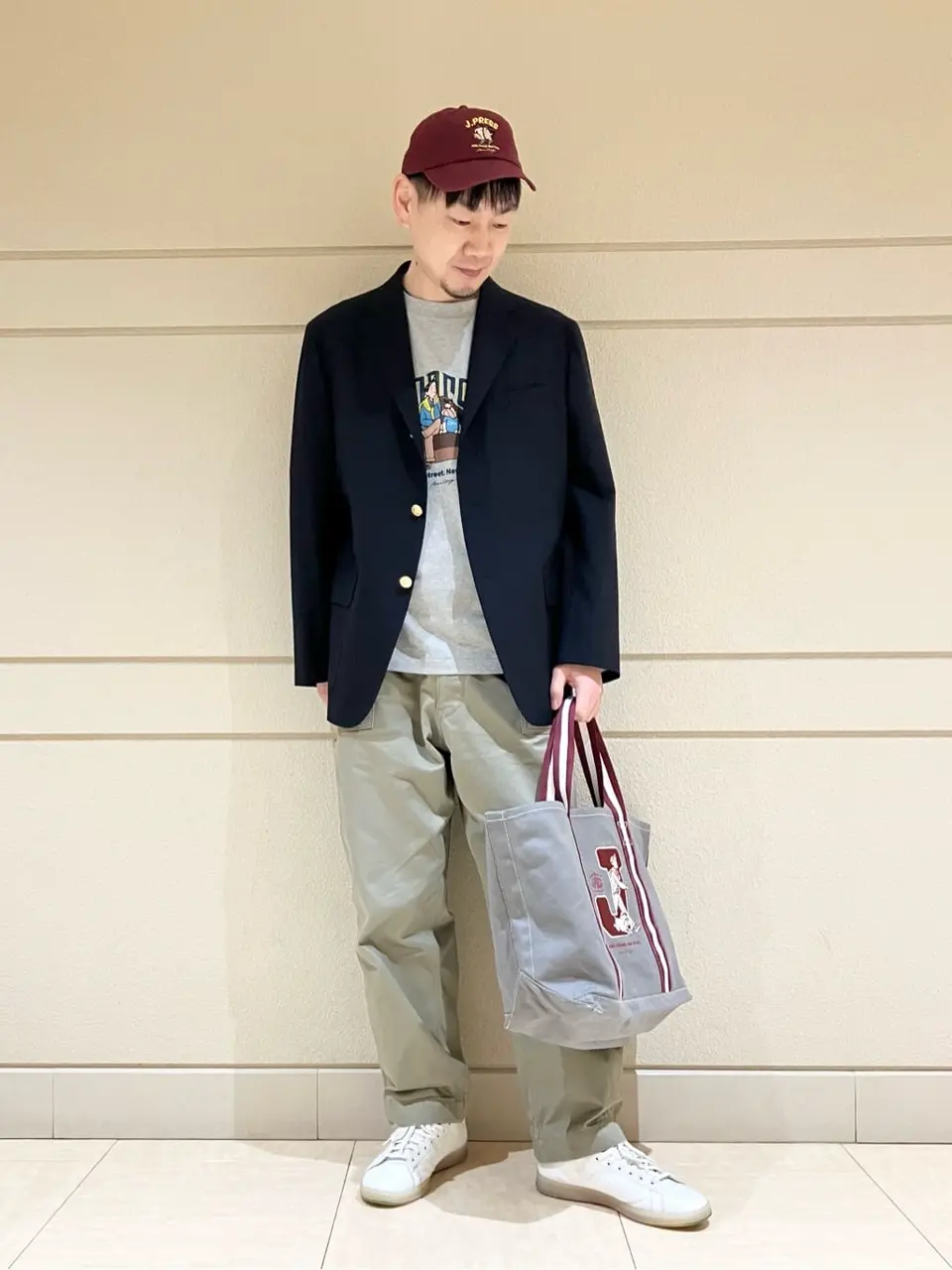 J.PRESS MEN 赤石 コーディネート画像