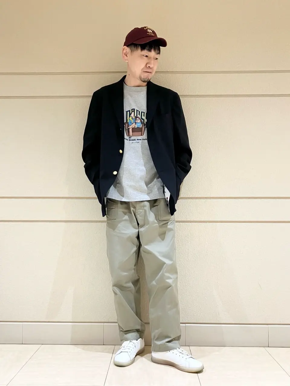 J.PRESS MEN 赤石 コーディネート画像