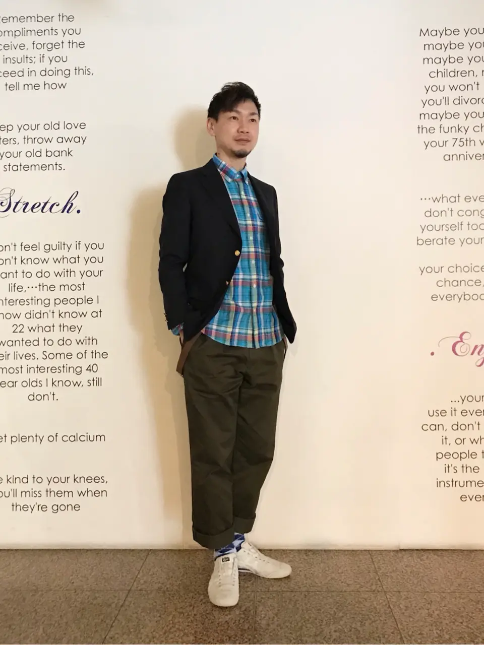  赤石 コーディネート画像