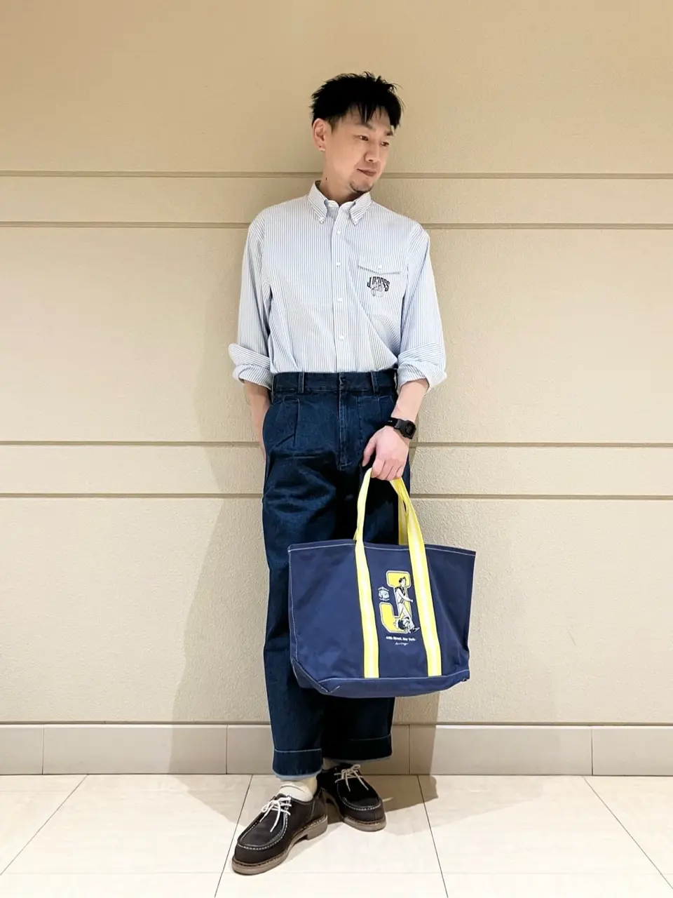 J.PRESS MEN 赤石 コーディネート画像