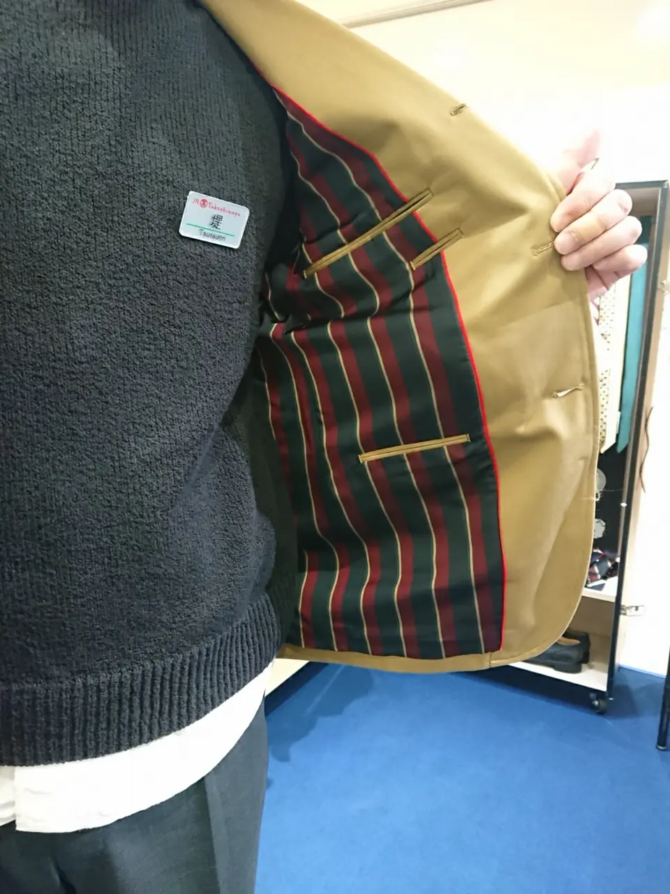 J.PRESS MEN 堤 コーディネート画像