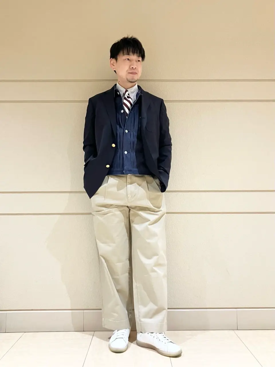 J.PRESS MEN 赤石 コーディネート画像