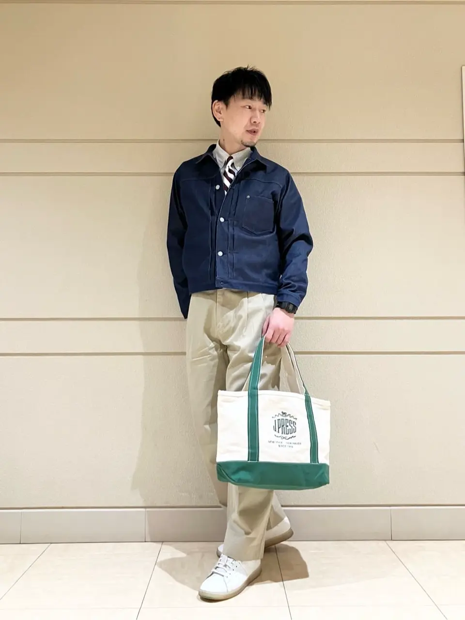 J.PRESS MEN 赤石 コーディネート画像