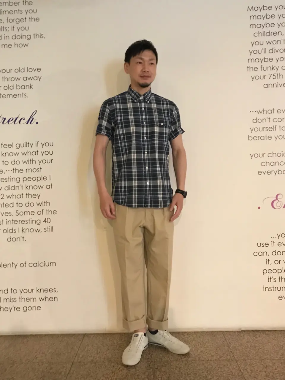  赤石 コーディネート画像