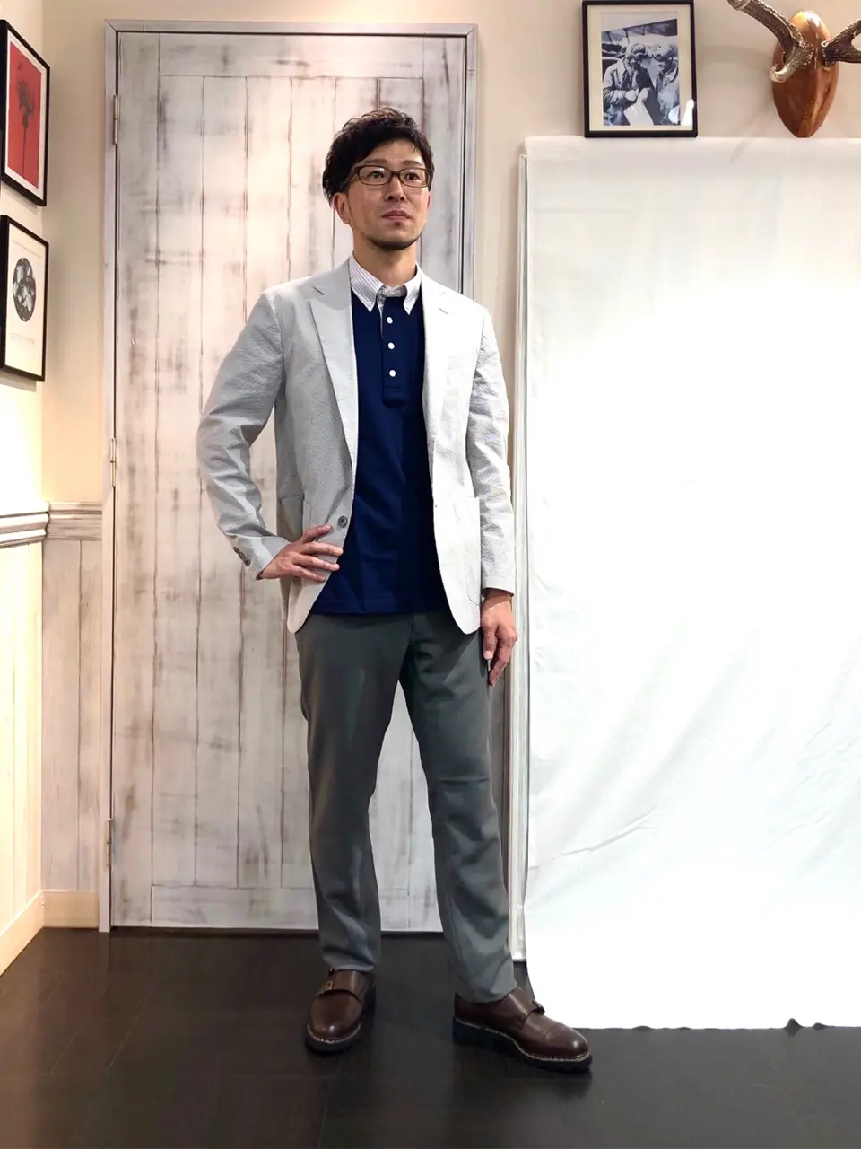 J.PRESS MEN 岡部 コーディネート画像