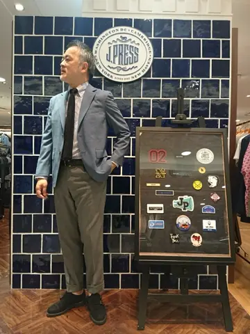J.PRESS MEN 堤 コーディネート画像