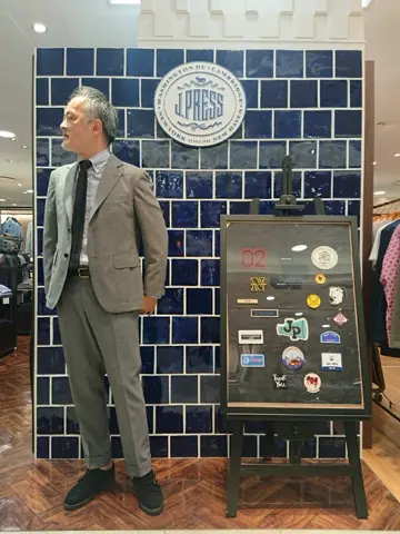 J.PRESS MEN 堤 コーディネート画像