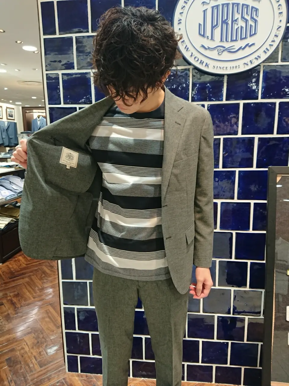 J.PRESS MEN 加藤晴暉 コーディネート画像