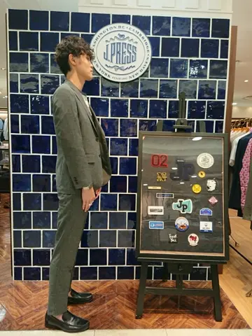 J.PRESS MEN 加藤晴暉 コーディネート画像