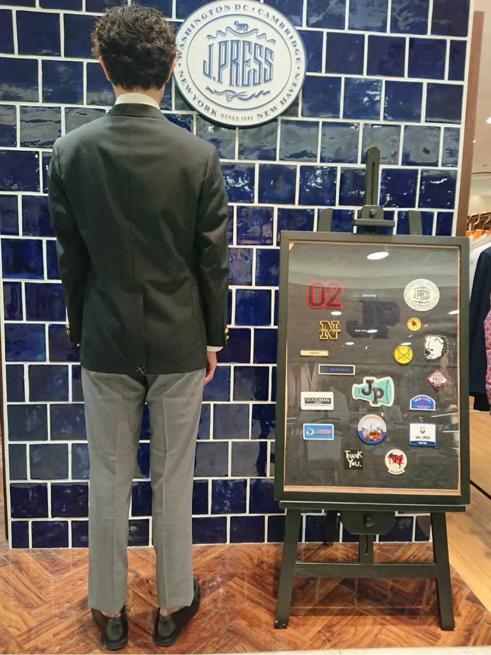 J.PRESS MEN 加藤晴暉 コーディネート画像