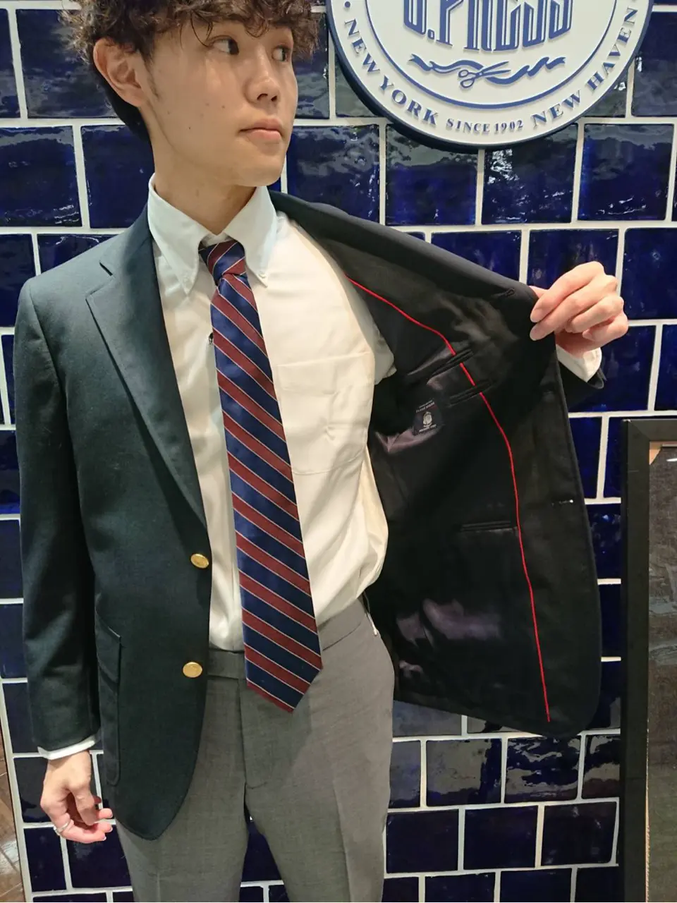 J.PRESS MEN 加藤晴暉 コーディネート画像