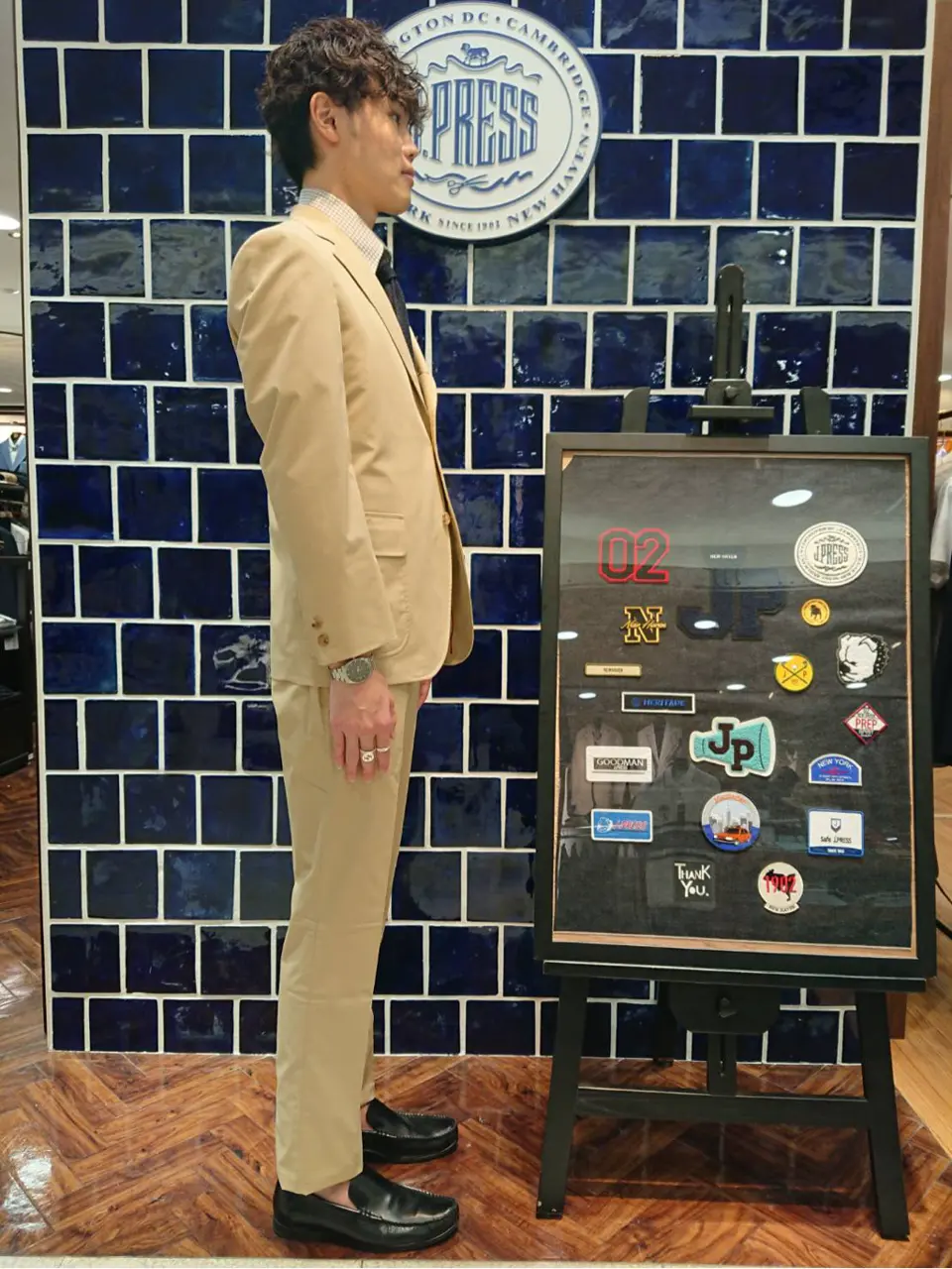 J.PRESS MEN 加藤晴暉 コーディネート画像