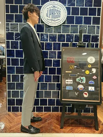 J.PRESS MEN 加藤晴暉 コーディネート画像