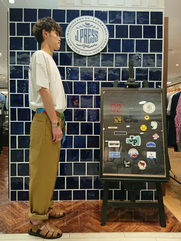 J.PRESS MEN 加藤晴暉 コーディネート画像