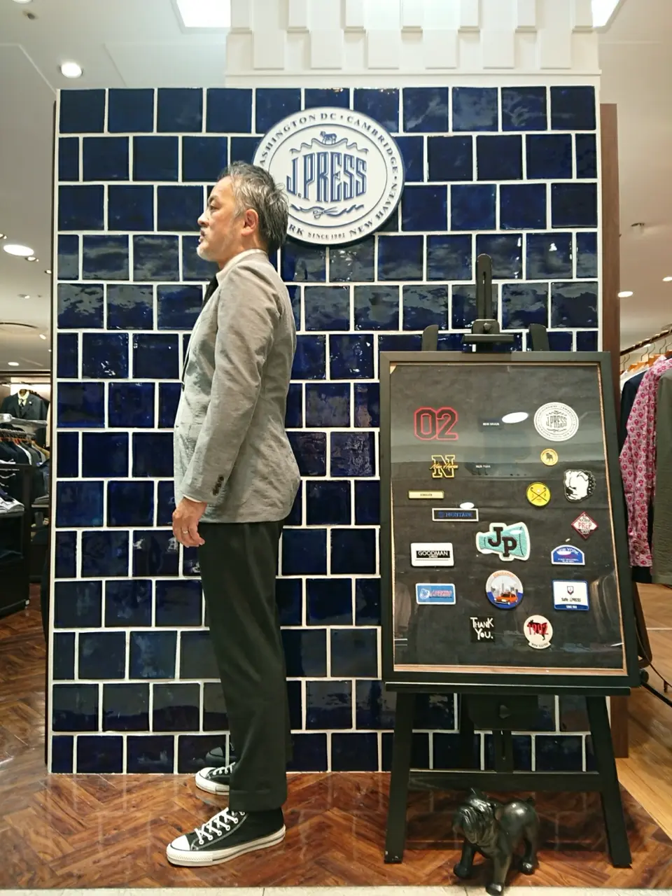 J.PRESS MEN 堤 コーディネート画像