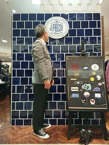 J.PRESS MEN 堤 コーディネート画像