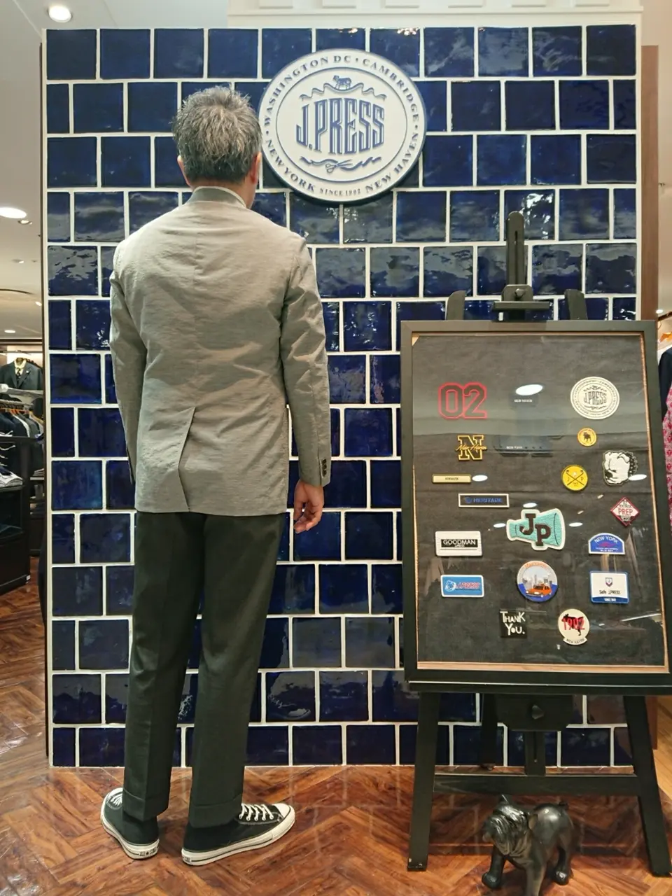 J.PRESS MEN 堤 コーディネート画像