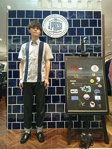 J.PRESS MEN 加藤晴暉 コーディネート画像