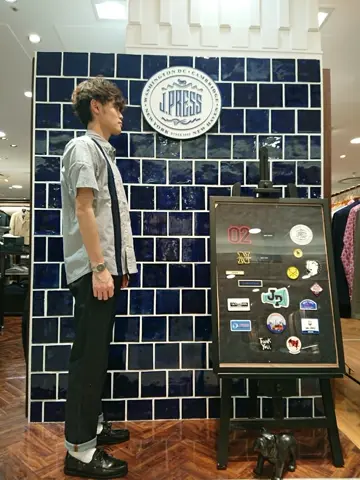 J.PRESS MEN 加藤晴暉 コーディネート画像