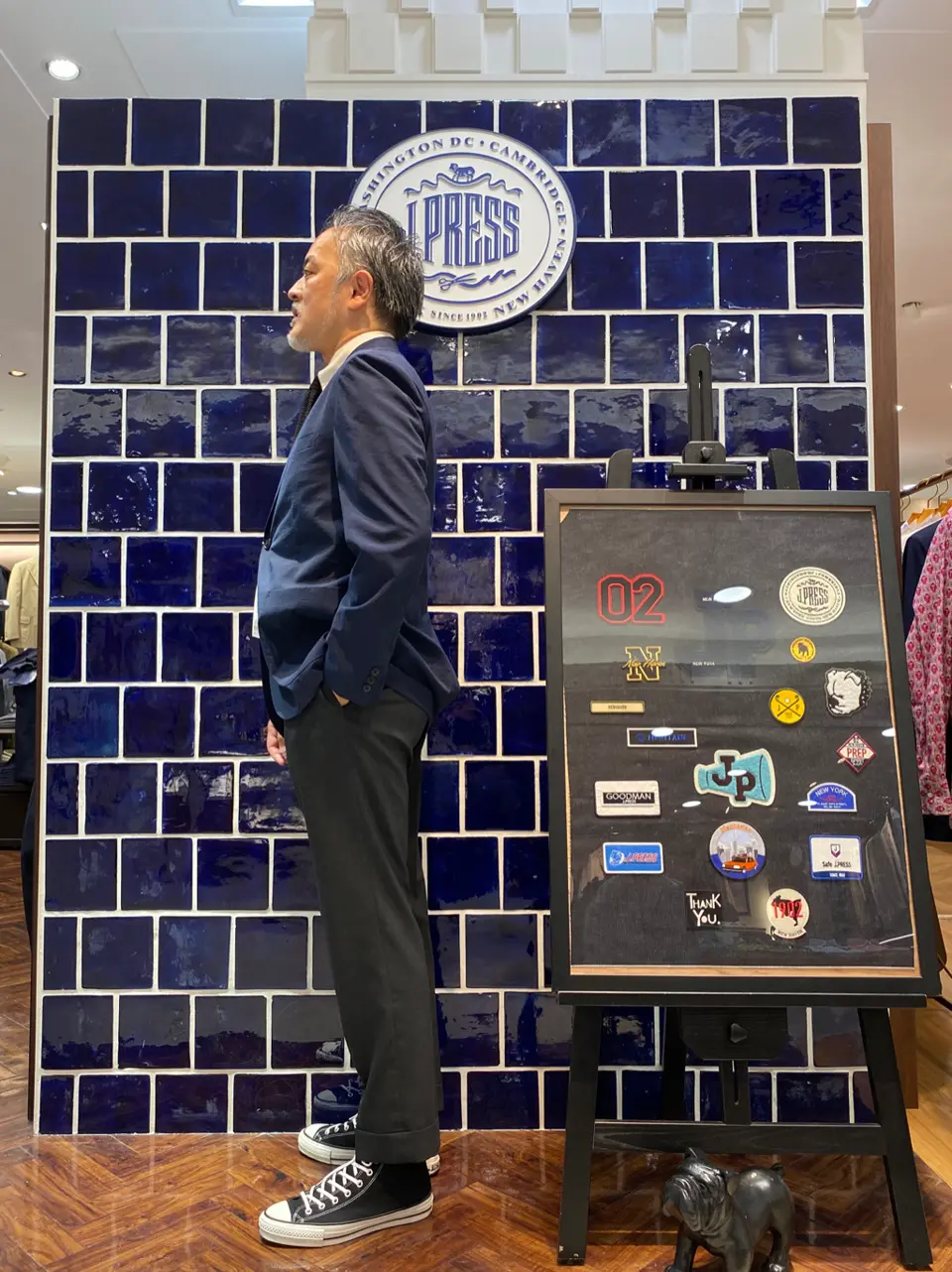 J.PRESS MEN 堤 コーディネート画像