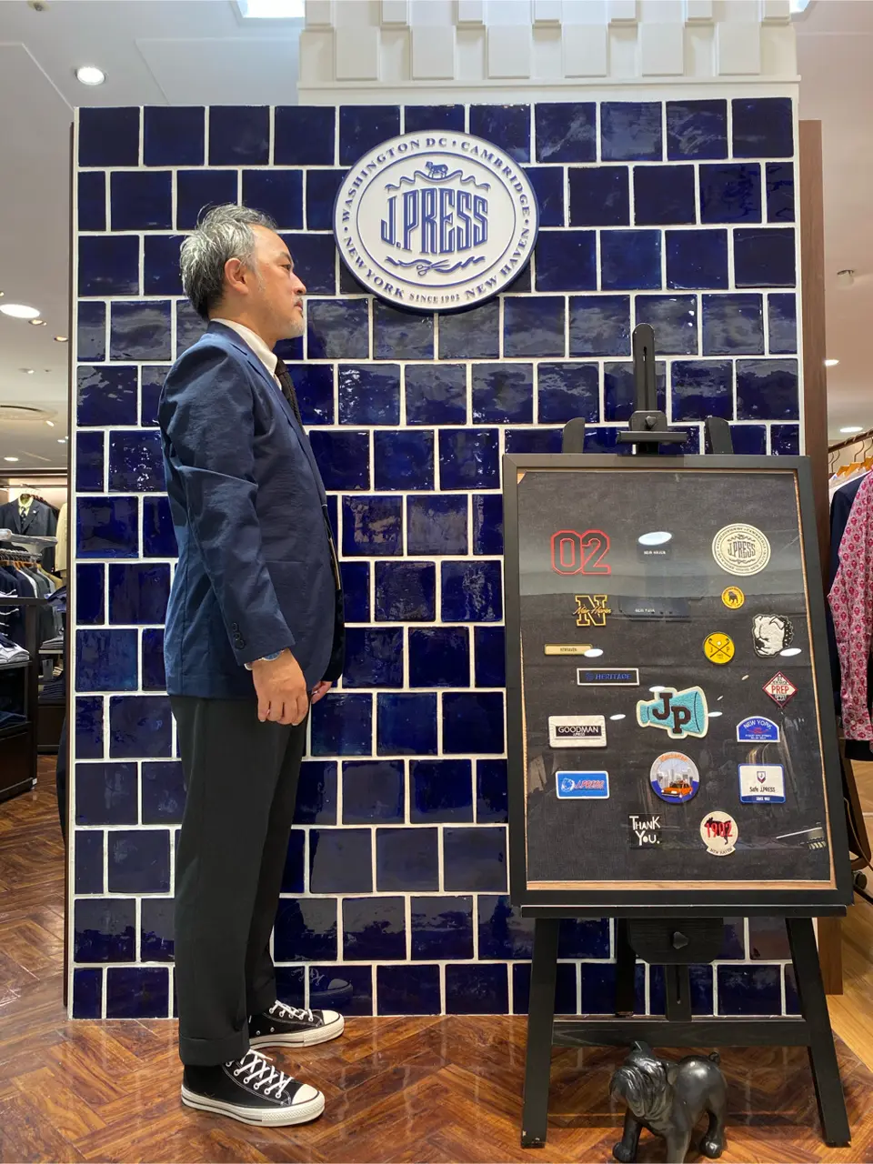 J.PRESS MEN 堤 コーディネート画像