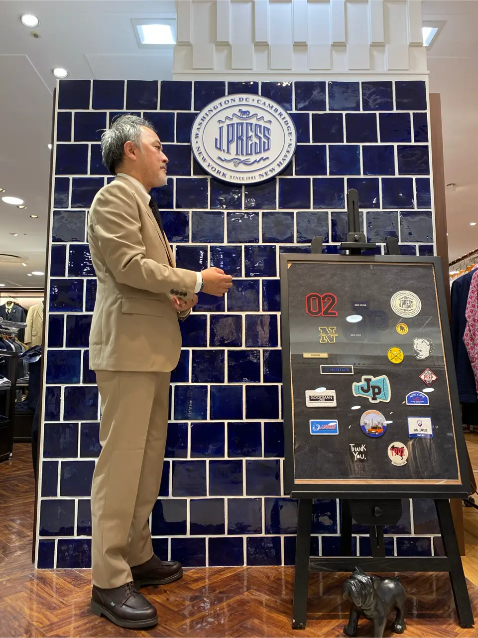 J.PRESS MEN 堤 コーディネート画像