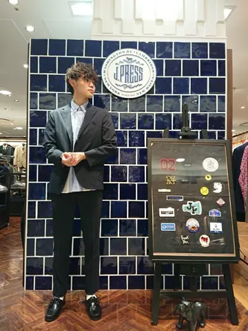 J.PRESS MEN 加藤晴暉 コーディネート画像
