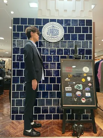 J.PRESS MEN 加藤晴暉 コーディネート画像