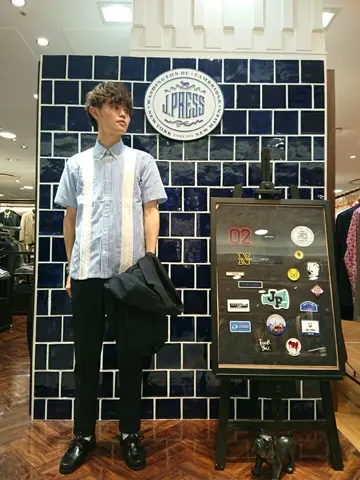 J.PRESS MEN 加藤晴暉 コーディネート画像