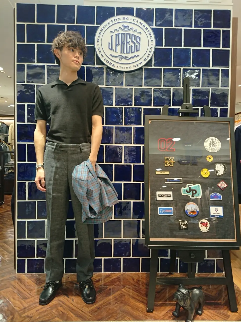 J.PRESS MEN 加藤晴暉 コーディネート画像