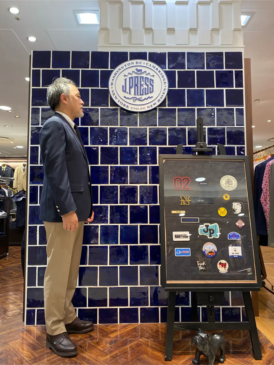 J.PRESS MEN 堤 コーディネート画像