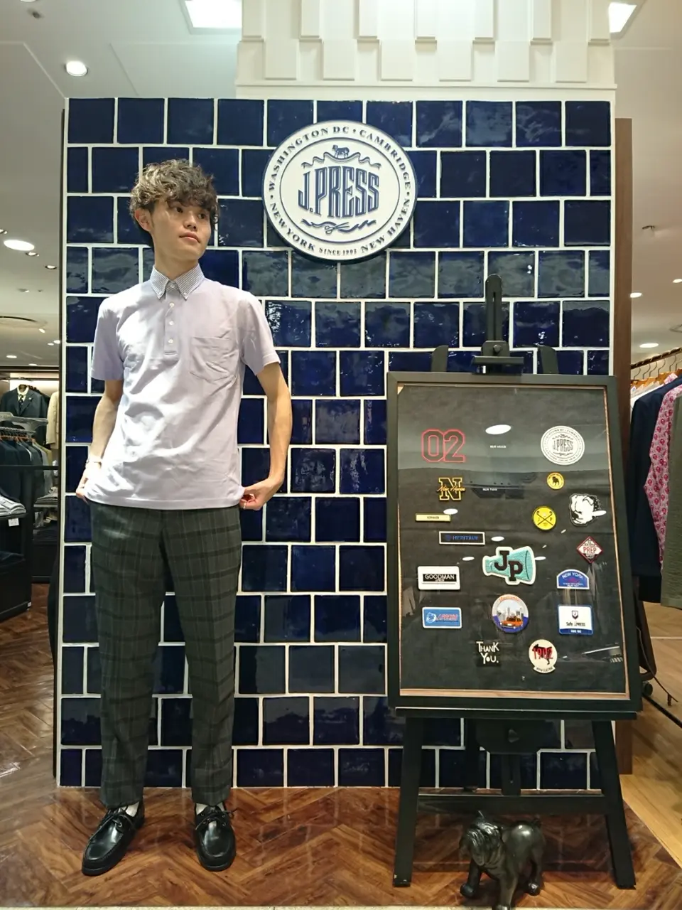 J.PRESS MEN 加藤晴暉 コーディネート画像