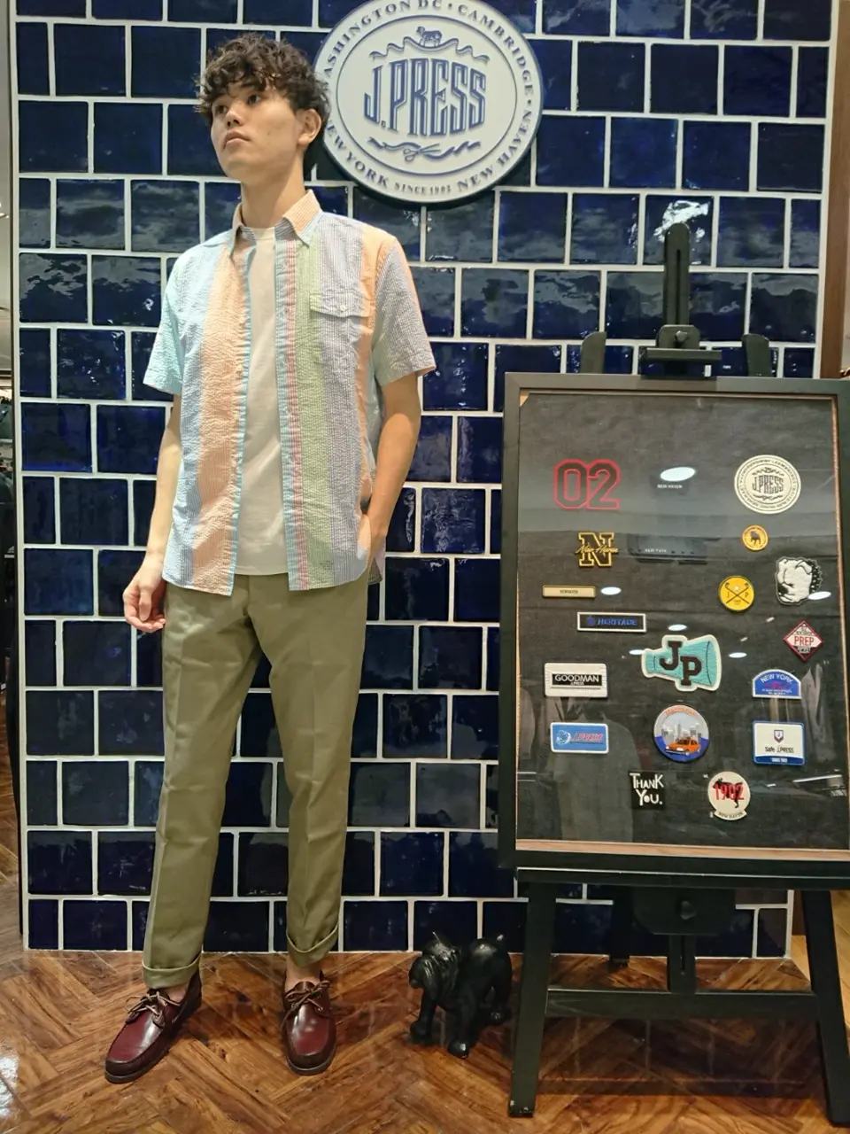 J.PRESS MEN 加藤晴暉 コーディネート画像