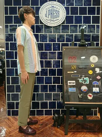 J.PRESS MEN 加藤晴暉 コーディネート画像