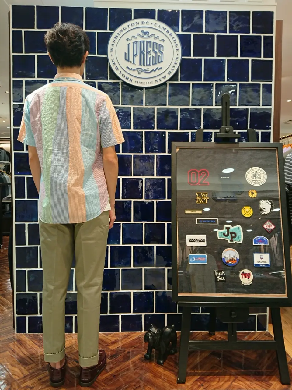 J.PRESS MEN 加藤晴暉 コーディネート画像