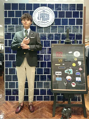 J.PRESS MEN 加藤晴暉 コーディネート画像