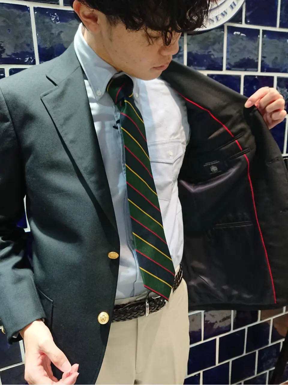 J.PRESS MEN 加藤晴暉 コーディネート画像