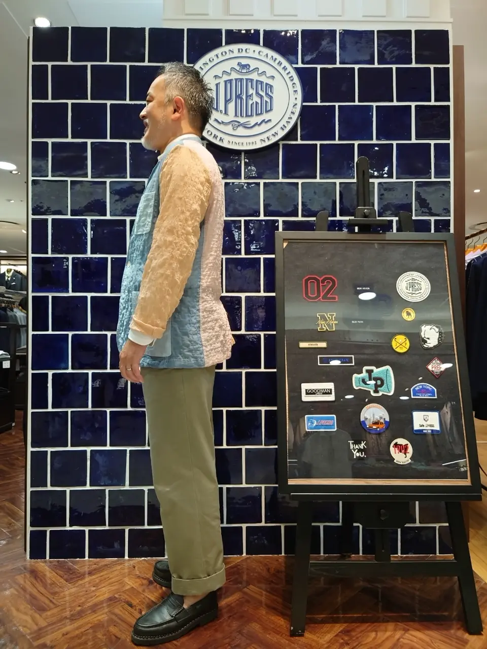 J.PRESS MEN 堤 コーディネート画像