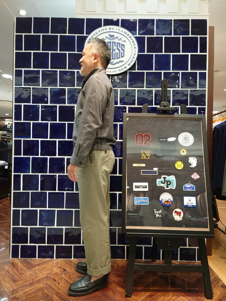 J.PRESS MEN 堤 コーディネート画像