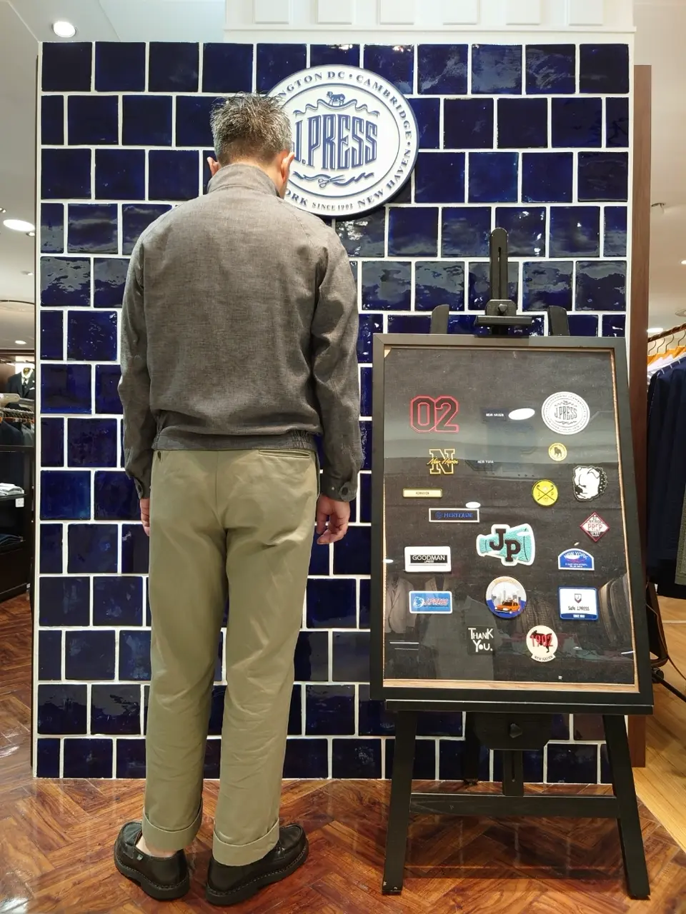 J.PRESS MEN 堤 コーディネート画像