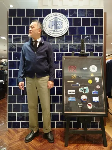 J.PRESS MEN 堤 コーディネート画像