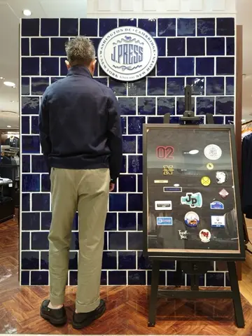 J.PRESS MEN 堤 コーディネート画像
