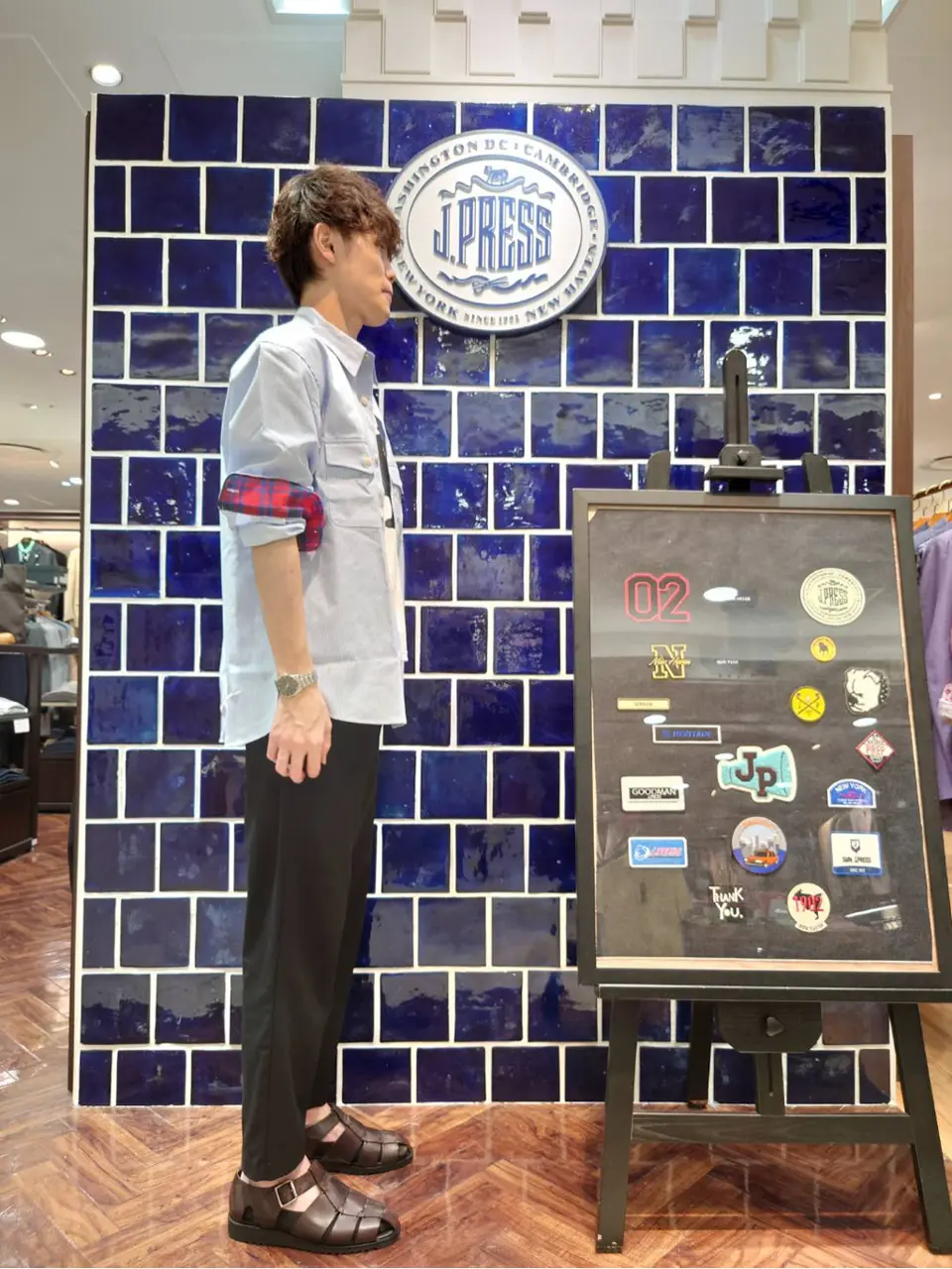 J.PRESS MEN 加藤晴暉 コーディネート画像