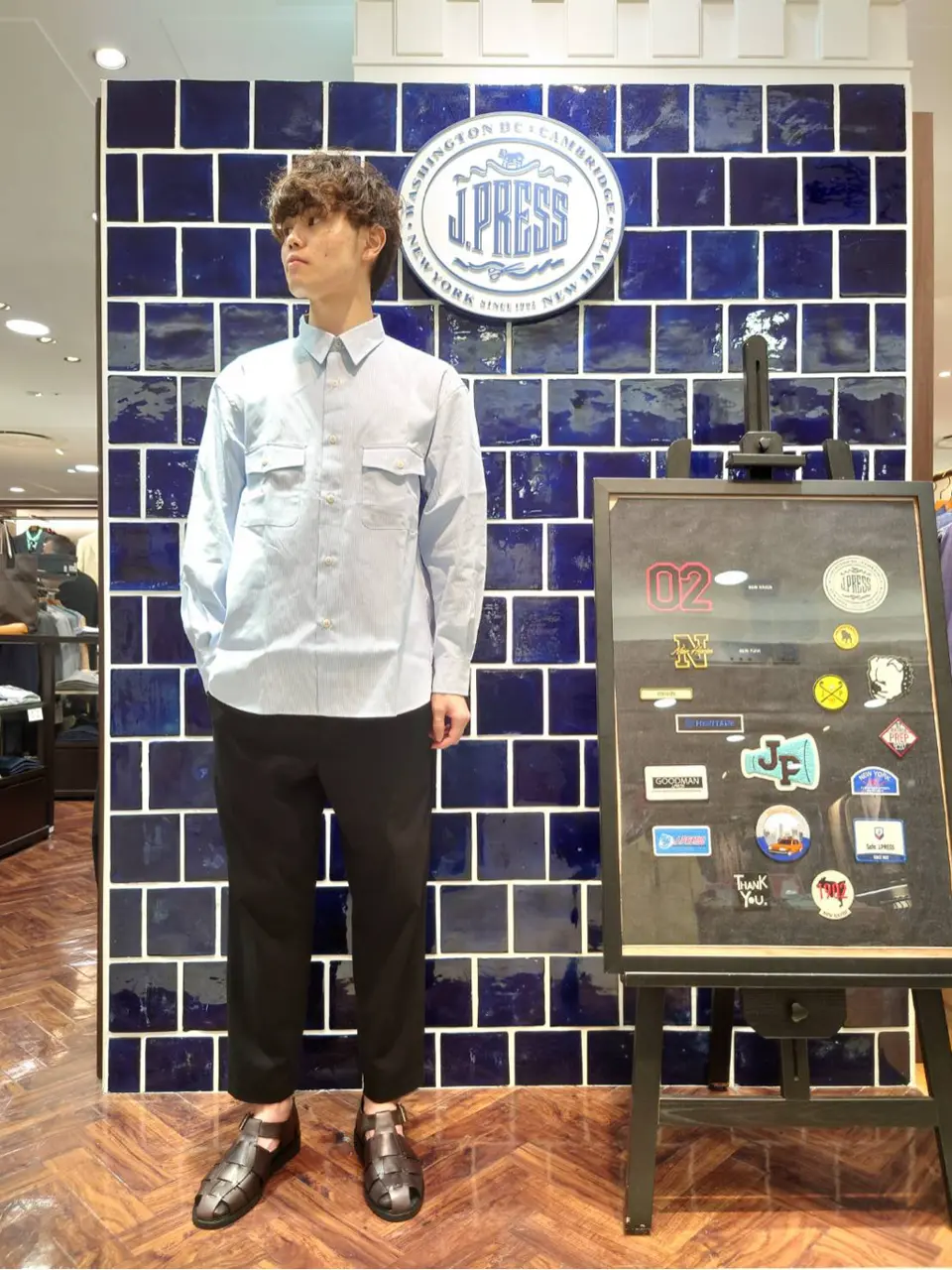 J.PRESS MEN 加藤晴暉 コーディネート画像