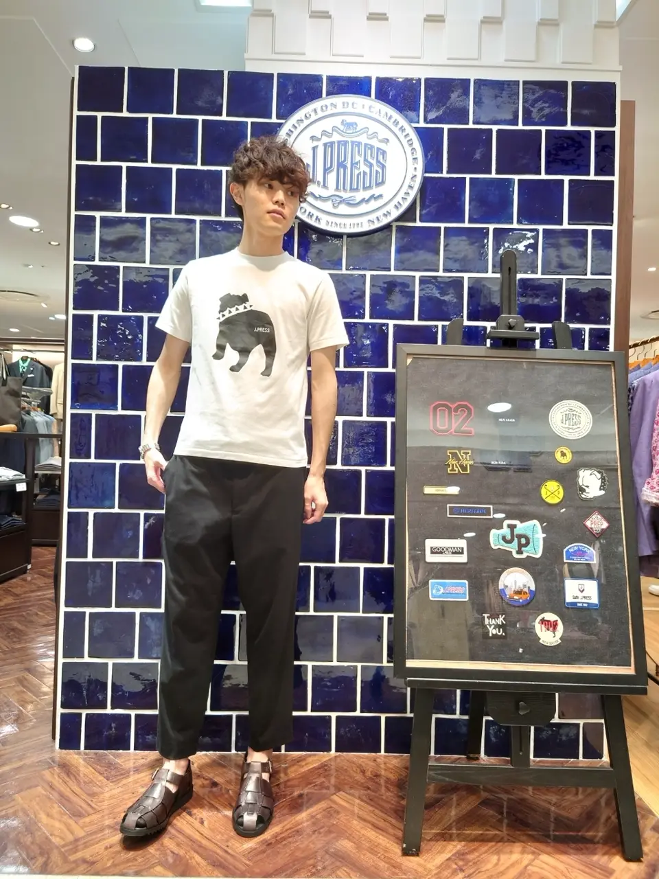 J.PRESS MEN 加藤晴暉 コーディネート画像