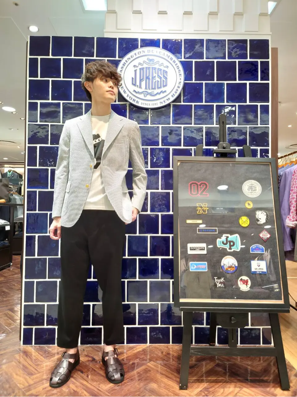 J.PRESS MEN 加藤晴暉 コーディネート画像