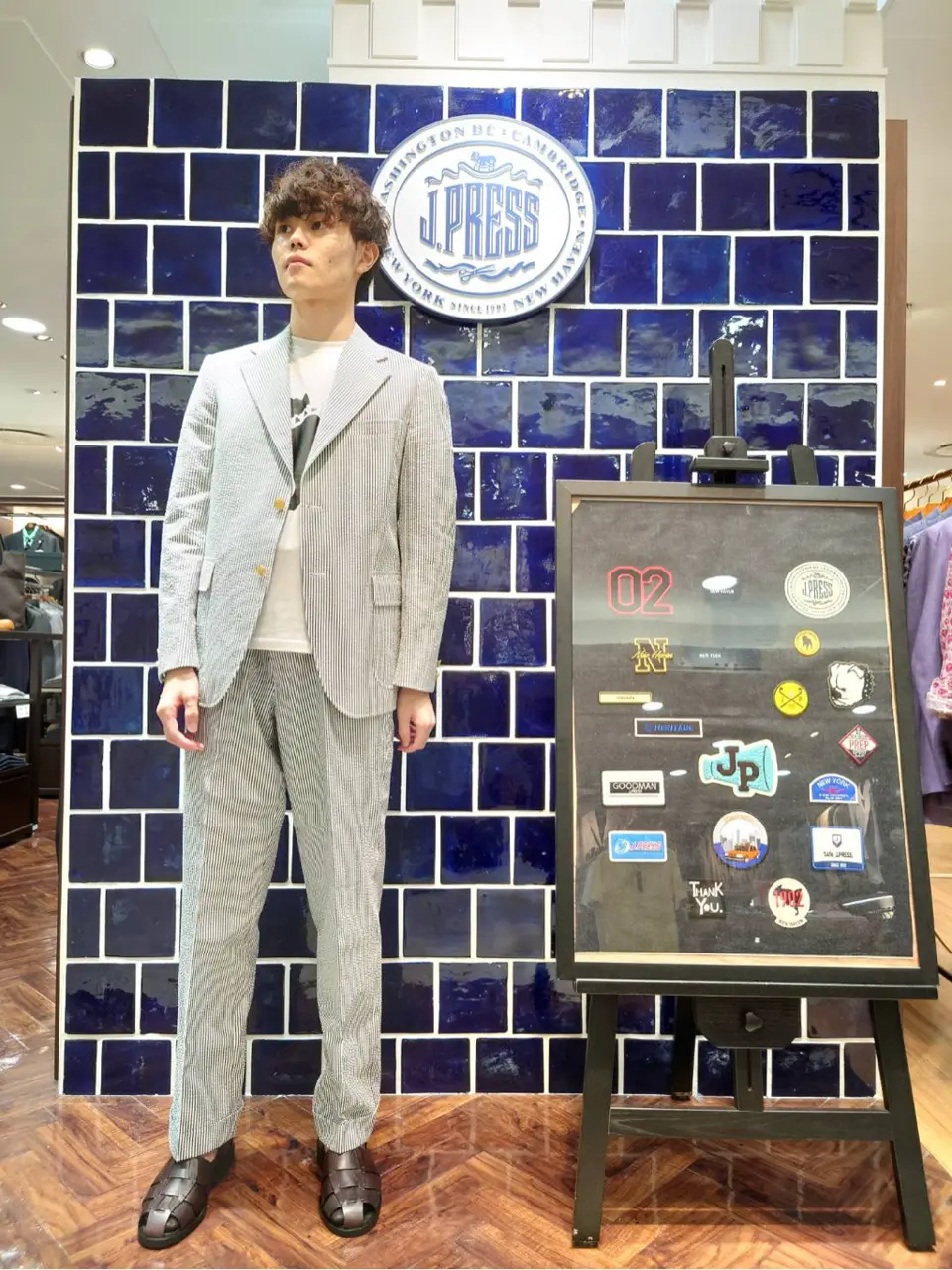 J.PRESS MEN 加藤晴暉 コーディネート画像